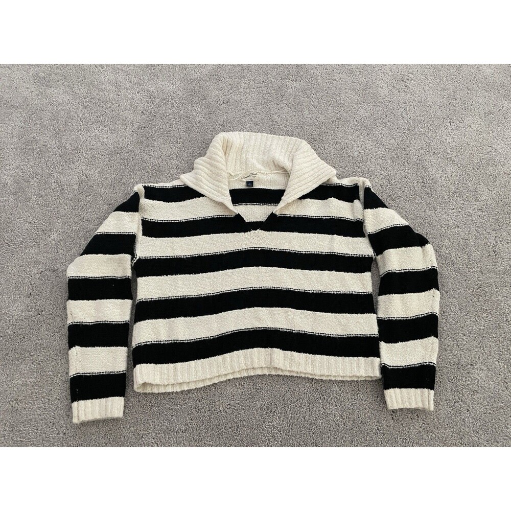 Universal Thread Striped Sweater Cotton Blend Size Medium